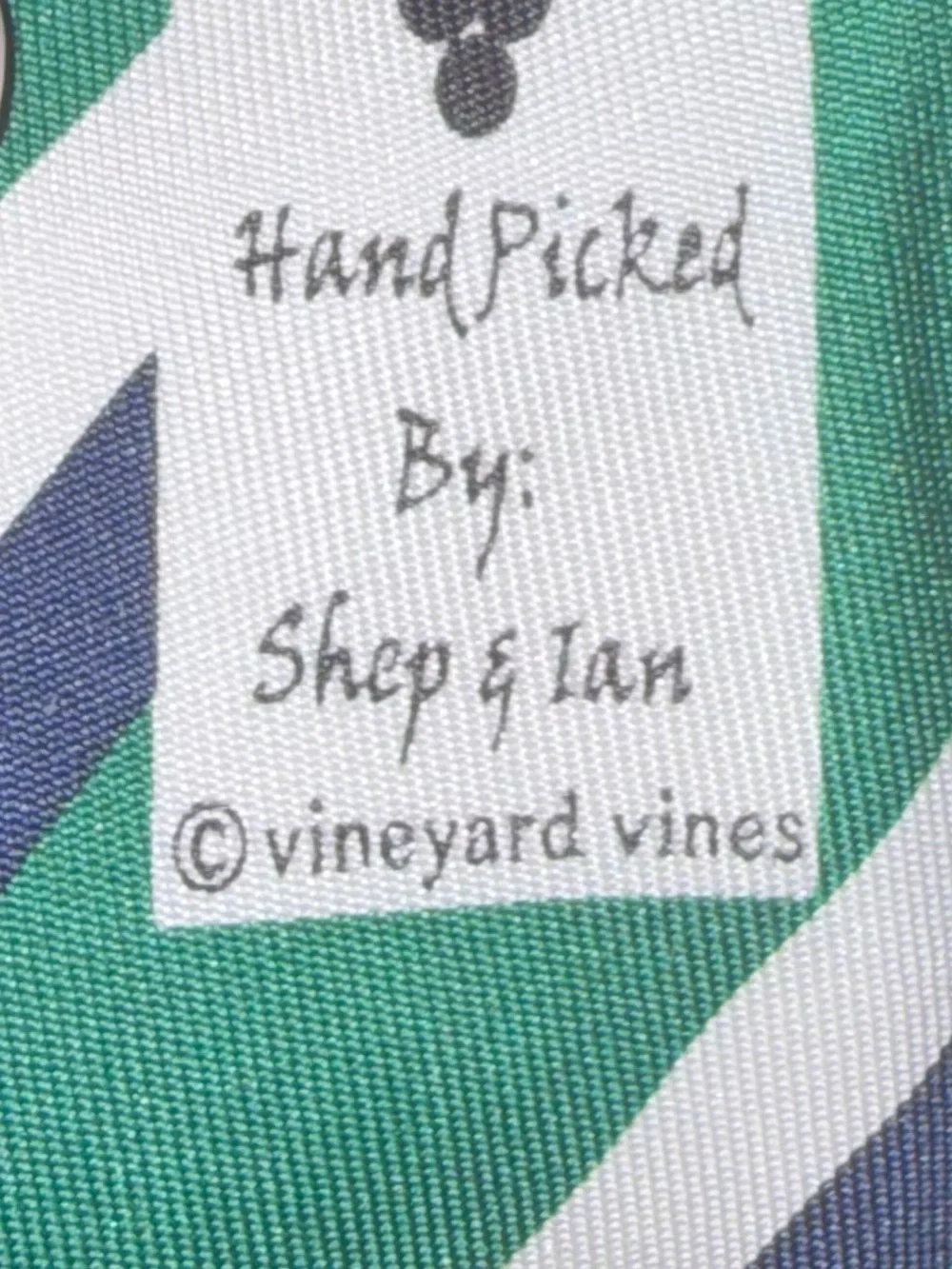 Classic Green Striped Tie boys Vineyard Vines
